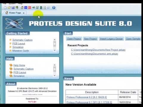 proteus 8 lcd library download